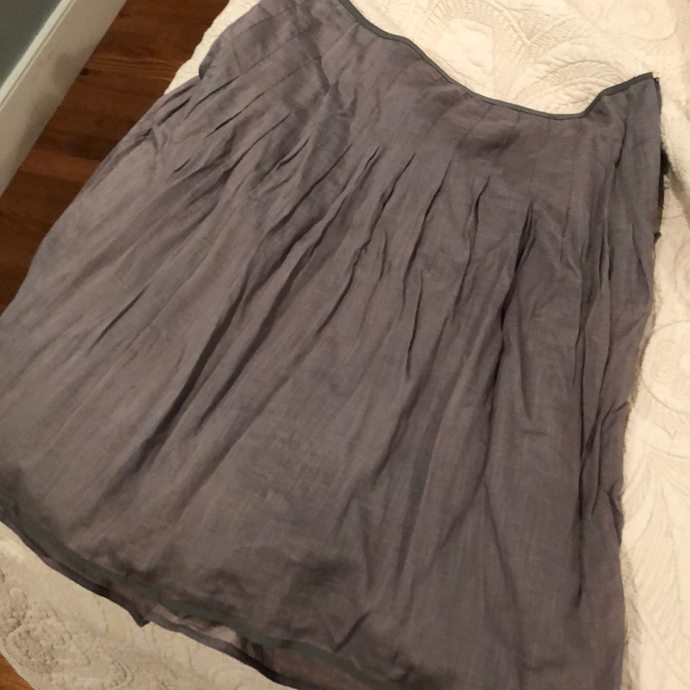 J Crew grey skirt